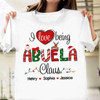 Personalized Christmas Grandma I Love Being Shirt - Hoodie - Sweatshirt 30197 thumb 1