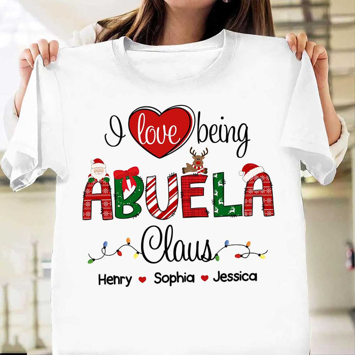 Personalized Christmas Grandma I Love Being Shirt - Hoodie - Sweatshirt 30197 1