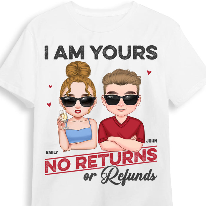 Personalized Gift For Couple I'm Your No Returns Or Refunds Shirt - Hoodie - Sweatshirt 34807 1