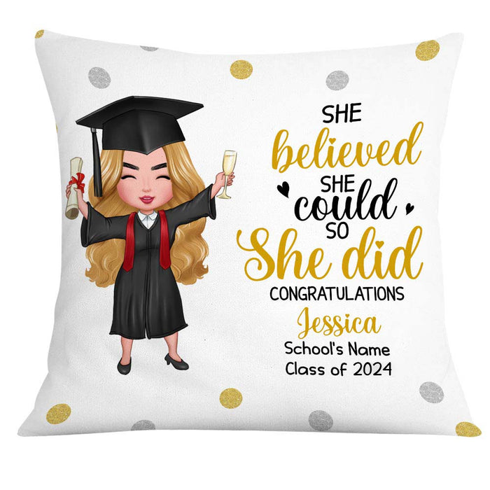 Personalized Graduation Girl Pillow AP133 23O28 1