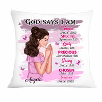 Personalized God Says I Am Pillow AG211 58O34 thumb 1