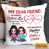 Personalized My Friend Sisters By Heart Pillow NB291 23O28 thumb 1