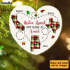 Personalized Family Miles Apart But Close At Heart Ornament 30343 1
