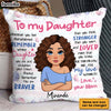 Personalized Gift For Daughter Loved More Than You Know Pillow 32012 1