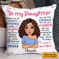 Personalized Gift For Daughter Loved More Than You Know Pillow 32012 thumb 1