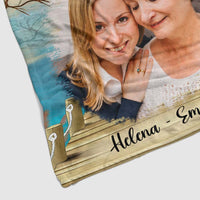 Personalized Memorial Gift I'm Always With You Photo Custom Blanket 31430 thumb 1