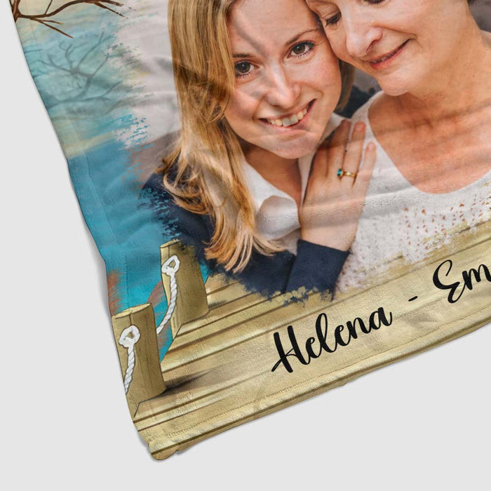 Personalized Memorial Gift I'm Always With You Photo Custom Blanket 31430 1