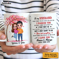 Personalized To My Husband I Didn't Marry You Mug JL123 32O28 thumb 1