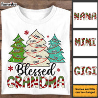 Personalized Gift Blessed Grandma Christmas Tree Shirt - Hoodie - Sweatshirt 30194 thumb 1