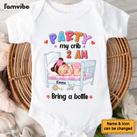 Personalized Gift For Newborn Baby Party At My Crib Baby Onesie 27580 thumb 1