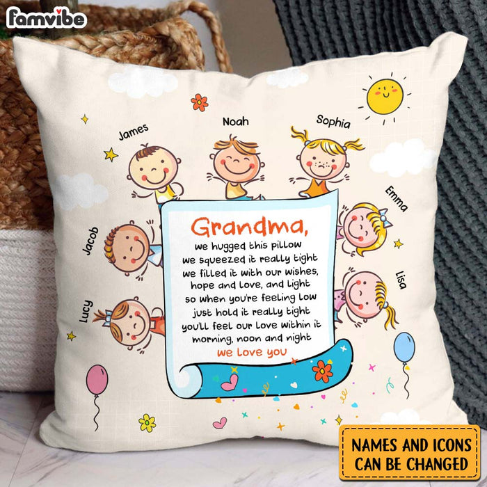 Personalized Gift For Grandma We Hugged This Pillow 30707 1