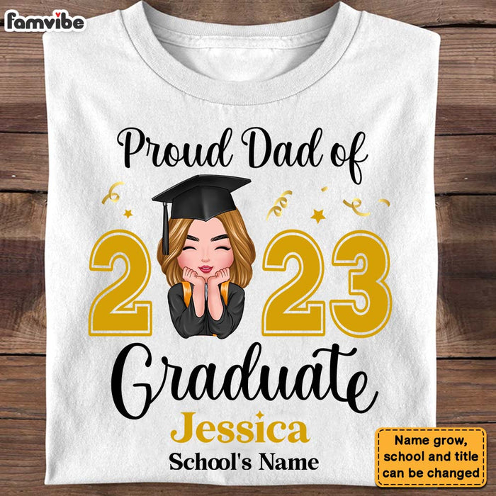 Personalized Proud Dad Graduation 2023 T Shirt AP191 23O28 1