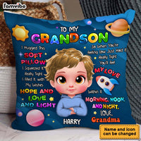 Personalized Gift For Grandson Hug This Pillow 32757 thumb 1