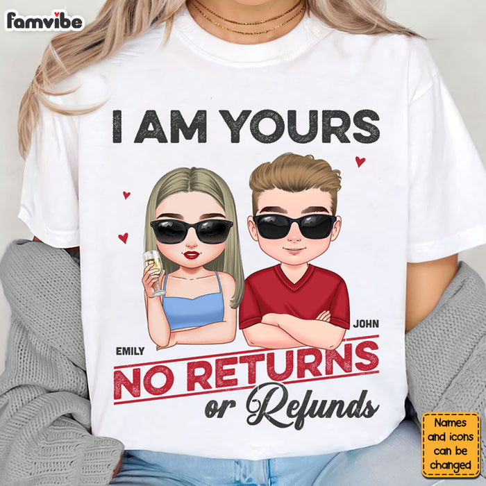 Personalized Gift For Couple I'm Your No Returns Or Refunds Shirt - Hoodie - Sweatshirt 34807 1