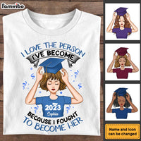Personalized Graduation 2023 Girl T Shirt AP141 85O28 thumb 1