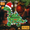 Personalized Grandson Son Dinosaur Christmas Ornament OB41 85O28 1