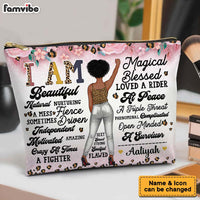 Personalized Gift For Woman I Am Affirmation Cosmetic Bag 32215 thumb 1