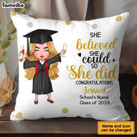 Personalized Graduation Girl Pillow AP133 23O28 thumb 1