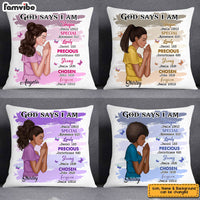 Personalized God Says I Am Pillow AG211 58O34 thumb 1