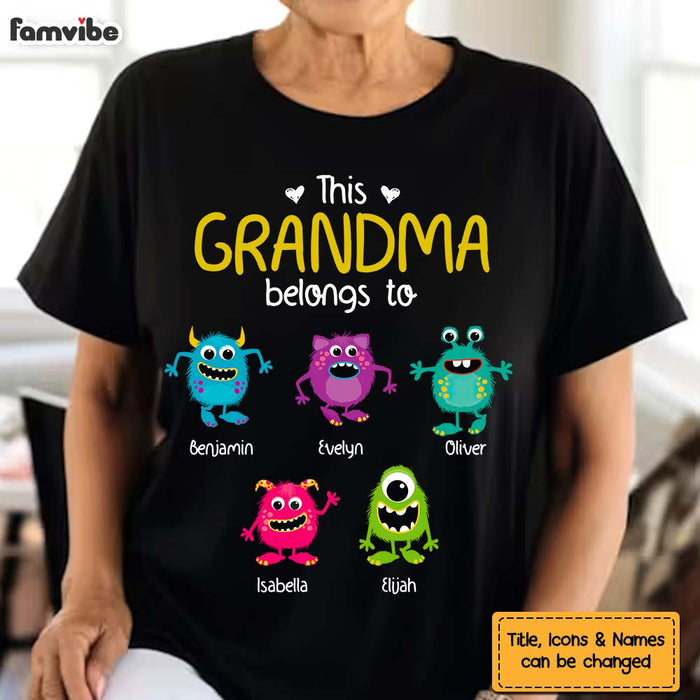 Personalized Gift For Grandpa Belongs To Little Monsters Shirt - Hoodie - Sweatshirt 25990 1