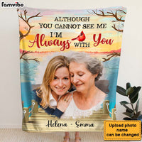Personalized Memorial Gift I'm Always With You Photo Custom Blanket 31430 thumb 1