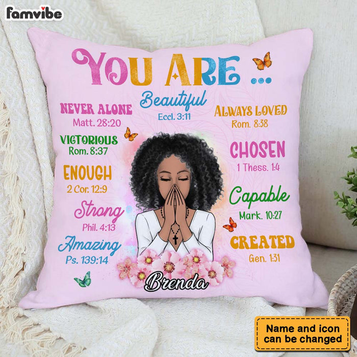 Personalized Gift For Daughter You Are Bible Verses Pillow 30682 1
