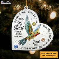 Personalized Christmas Memorial Hummingbird Ornament 30034 thumb 1