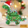 Personalized Grandson Son Dinosaur Christmas Ornament OB41 85O28 1