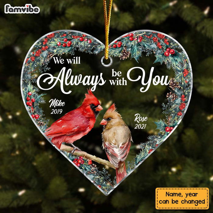 Personalized Heaven Is A Beautiful Place Heart Ornament NB43 36O53 1