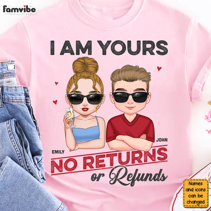 Personalized Gift For Couple I'm Your No Returns Or Refunds Shirt - Hoodie - Sweatshirt 34807 1