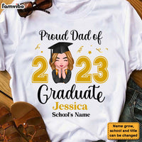 Personalized Proud Dad Graduation 2023 T Shirt AP191 23O28 thumb 1
