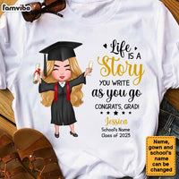 Personalized Graduation Girl 2023 T Shirt AP272 28O28 thumb 1