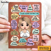 Personalized Gift For Daughter I Am Affirmation Leather Cover Notebook 32309 thumb 1