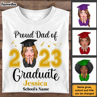 Personalized Proud Dad Graduation 2023 T Shirt AP191 23O28 thumb 1