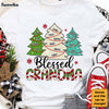 Personalized Gift Blessed Grandma Christmas Tree Shirt - Hoodie - Sweatshirt 30194 1
