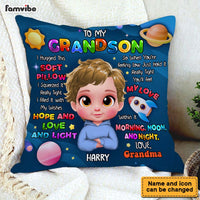 Personalized Gift For Grandson Hug This Pillow 32757 thumb 1