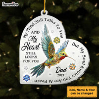 Personalized Christmas Memorial Hummingbird Ornament 30034 thumb 1