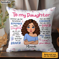 Personalized Gift For Daughter Loved More Than You Know Pillow 32012 thumb 1