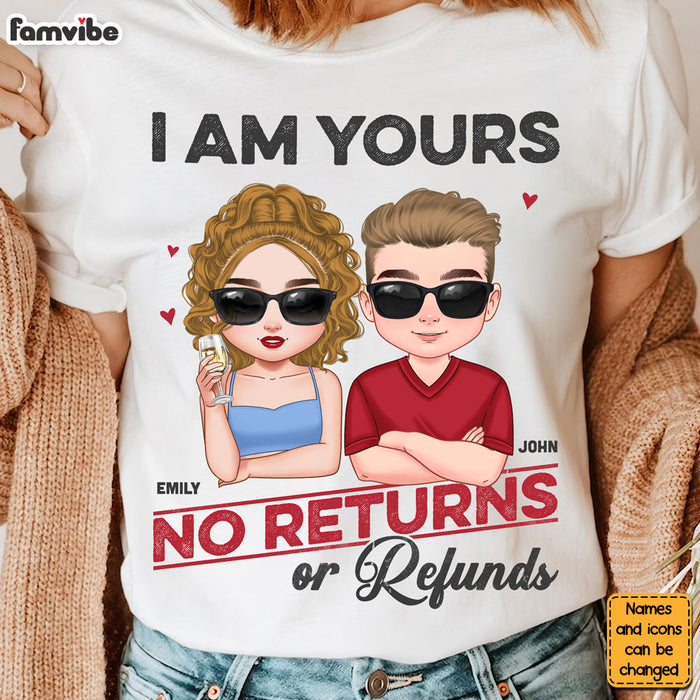 Personalized Gift For Couple I'm Your No Returns Or Refunds Shirt - Hoodie - Sweatshirt 34807 1