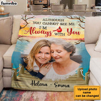 Personalized Memorial Gift I'm Always With You Photo Custom Blanket 31430 thumb 1