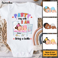 Personalized Gift For Newborn Baby Party At My Crib Baby Onesie 27580 thumb 1