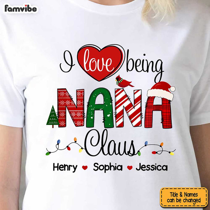 Personalized Christmas Grandma I Love Being Shirt - Hoodie - Sweatshirt 30197 1