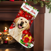 Personalized Dog Photo Christmas Stocking OB264 87O53 thumb 1