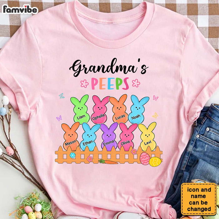 Personalized Grandma Peeps Easter Shirt - Hoodie - Sweatshirt 31726 1