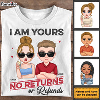 Personalized Gift For Couple I'm Your No Returns Or Refunds Shirt - Hoodie - Sweatshirt 34807 thumb 1