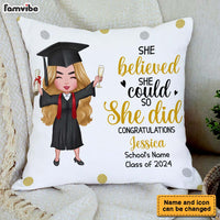 Personalized Graduation Girl Pillow AP133 23O28 thumb 1