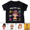 Personalized Gift For Grandson God Says I Am Space Theme Kid T Shirt - Kid Hoodie - Kid Sweatshirt 30947 1