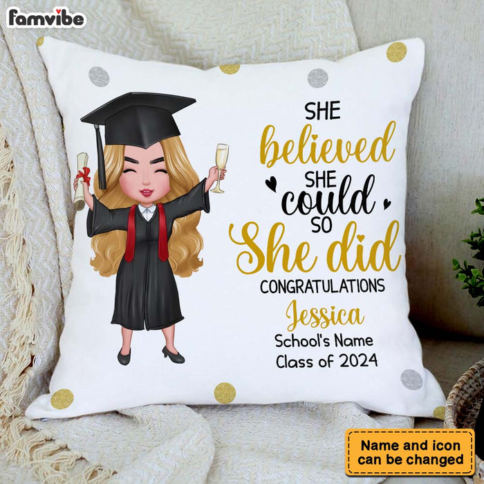 Personalized Graduation Girl Pillow AP133 23O28 1