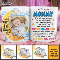 Personalized First Mother's Day Elephant Photo Mug 23236 thumb 1