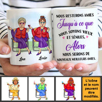 Personalized Gift For Friends French Old and Senile Mug 30327 thumb 1